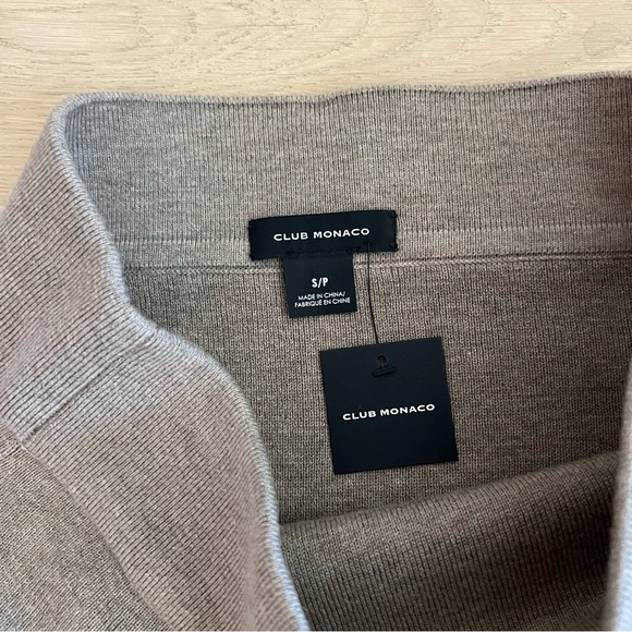 Club Monaco beige knit skirt - Picture 6 of 11